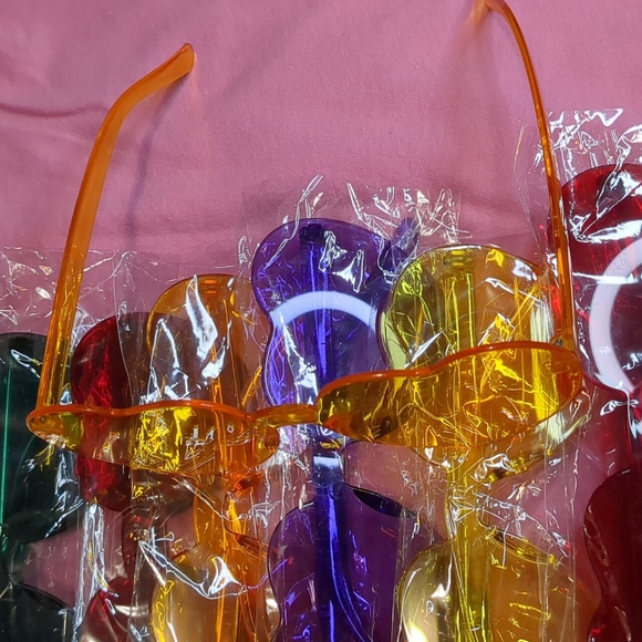 Heart shape sunny's in many colors(pack) - Picture 4 of 5